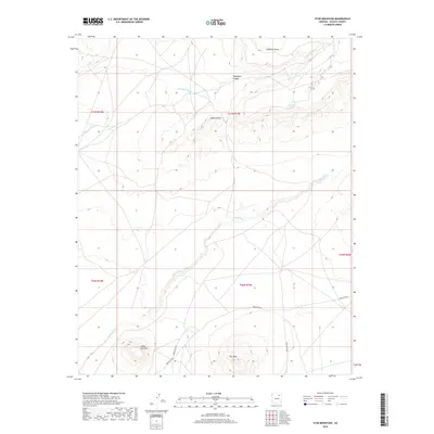 2018 Map of Star Mountain, 2018 Print