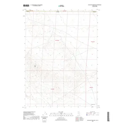 2018 Map of Star Valley Ridge East, 2018 Print