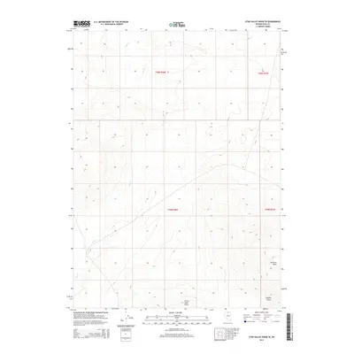 2014 Map of Star Valley Ridge SE, 2014 Print