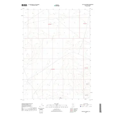 2018 Map of Star Valley Ridge SE, 2018 Print