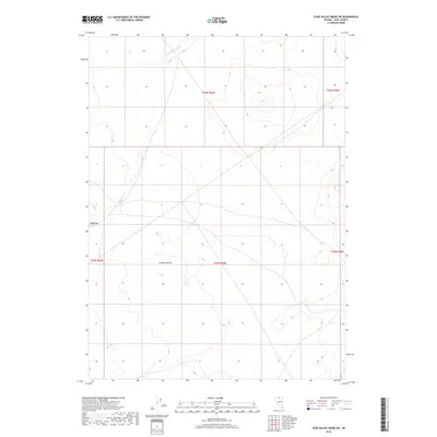 2018 Map of Star Valley Ridge SW, 2018 Print