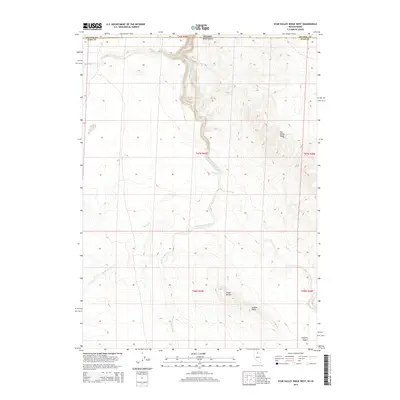 2014 Map of Star Valley Ridge West, 2014 Print