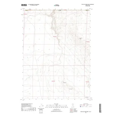 2018 Map of Star Valley Ridge West, 2018 Print