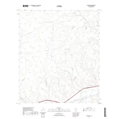 2019 Map of Stark Creek, 2019 Print