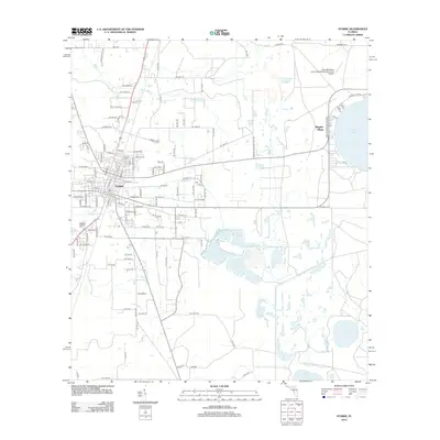 2012 Map of Starke, 2012 Print