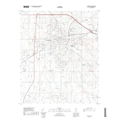 2018 Map of Starkville, 2018 Print