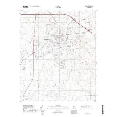 2020 Map of Starkville, 2020 Print