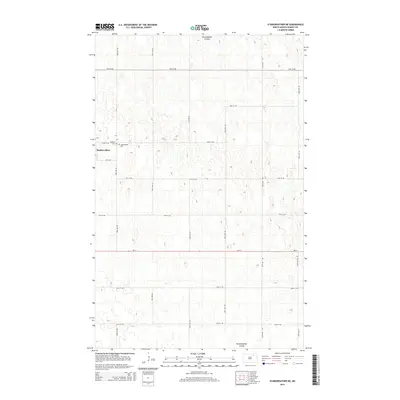 2014 Map of Starkweather NE, 2014 Print