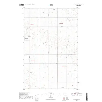 2017 Map of Starkweather NE, 2017 Print