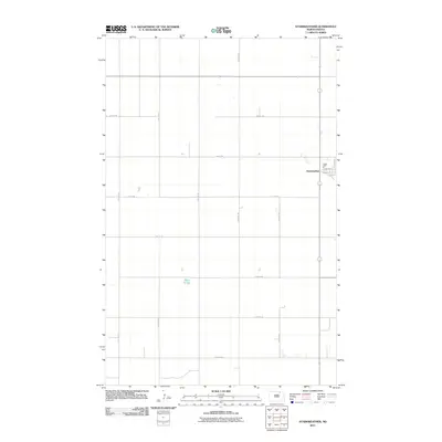 2011 Map of Starkweather, 2011 Print