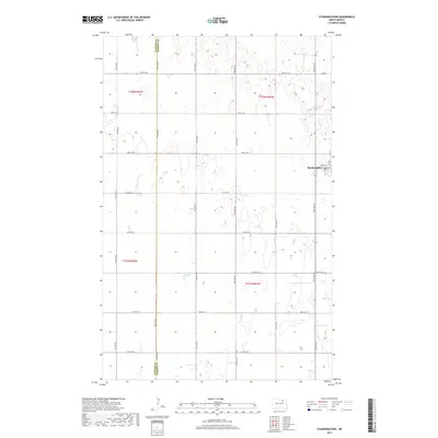 2017 Map of Starkweather, 2017 Print