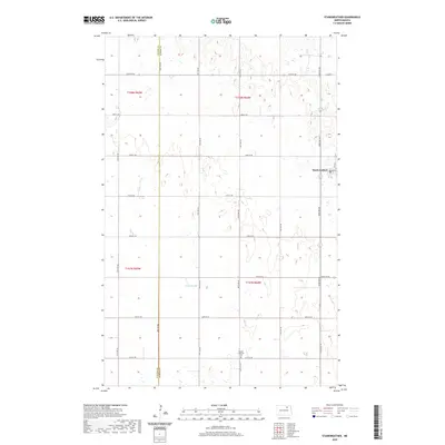 2020 Map of Starkweather, 2020 Print