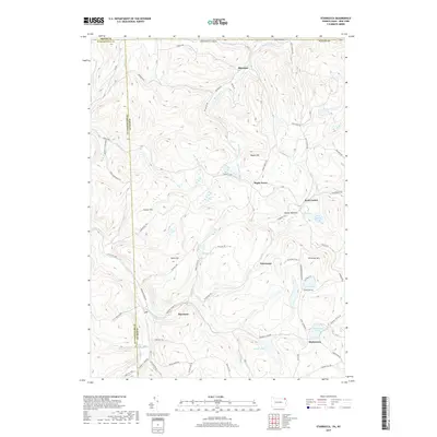 2019 Map of Starrucca, 2019 Print