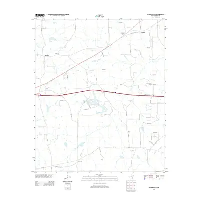 2012 Map of Starrville, 2012 Print