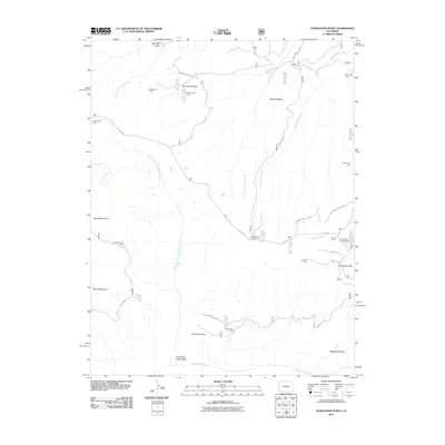 2011 Map of Starvation Point, 2011 Print