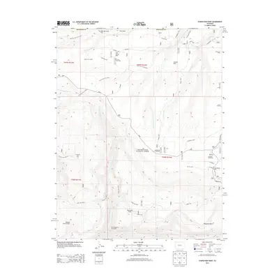 2013 Map of Starvation Point, 2013 Print