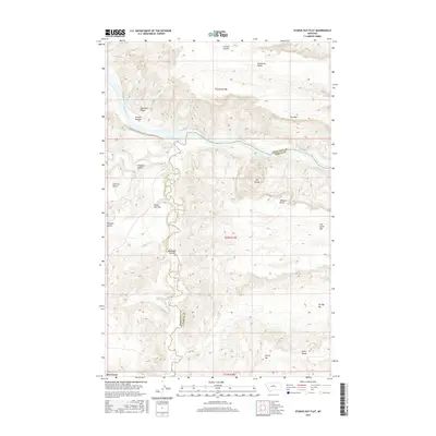 2017 Map of Starve Out Flat, 2017 Print