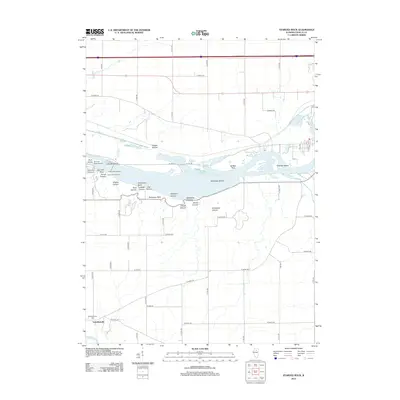 2012 Map of Starved Rock, 2012 Print