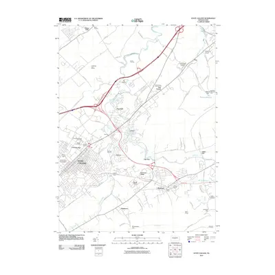 2010 Map of State College, 2010 Print