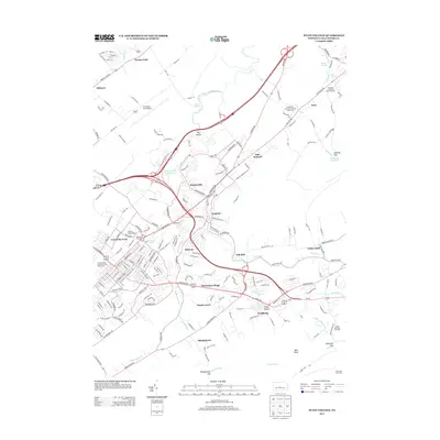 2013 Map of State College, 2013 Print