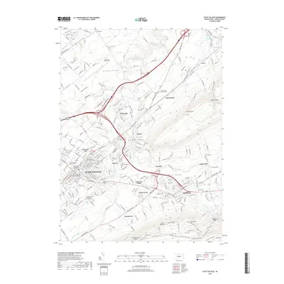 2019 Map of State College, 2019 Print