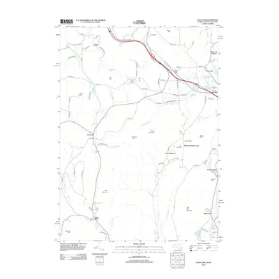 2012 Map of State Line, 2012 Print