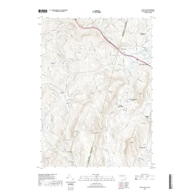 2018 Map of State Line, 2018 Print