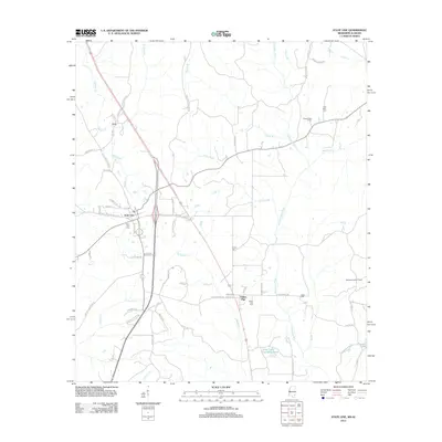 2012 Map of State Line, 2012 Print