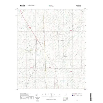 2020 Map of State Line, 2020 Print
