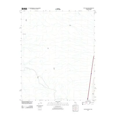 2012 Map of State Line Pass, 2012 Print