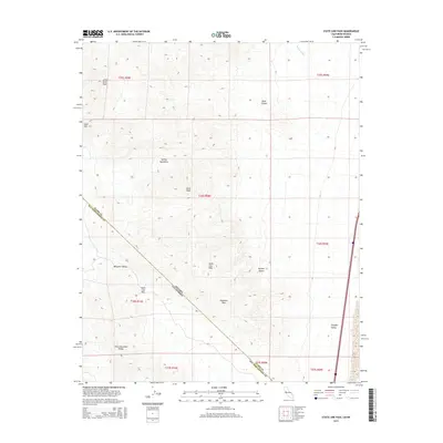 2015 Map of State Line Pass, 2015 Print