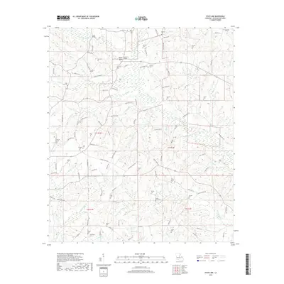 2018 Map of State Line, 2018 Print