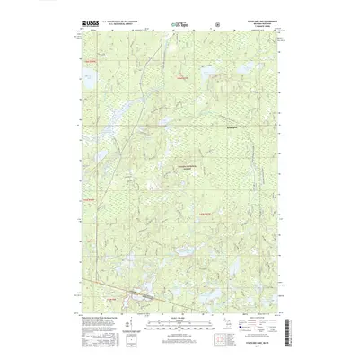 2017 Map of Stateline Lake, 2017 Print