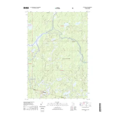2019 Map of Stateline Lake, 2019 Print