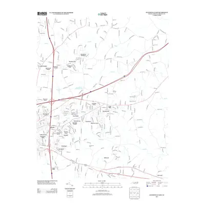 2013 Map of Statesville East, 2013 Print