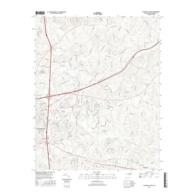 2016 Map of Statesville East, 2016 Print