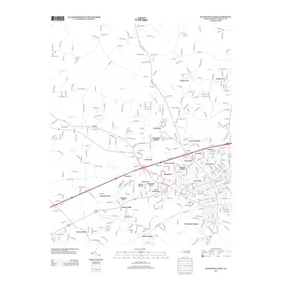 2013 Map of Statesville West, 2013 Print