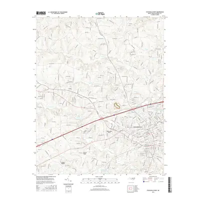 2016 Map of Statesville West, 2016 Print