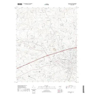 2019 Map of Statesville West, 2019 Print