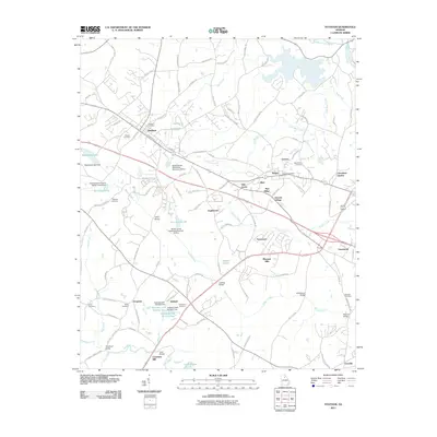 2011 Map of Statham, 2011 Print