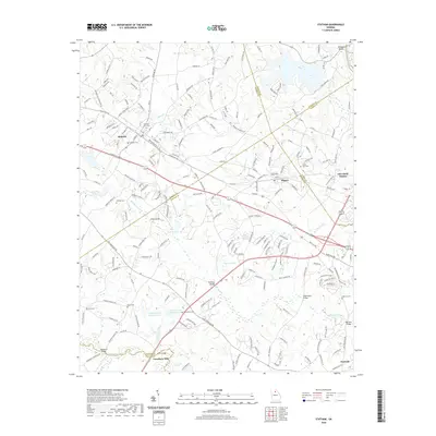 2020 Map of Statham, 2020 Print