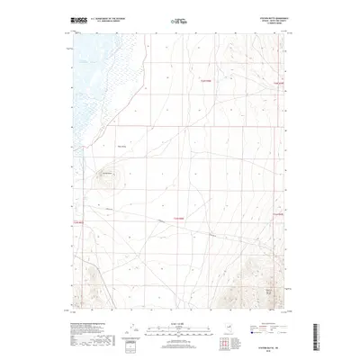 2018 Map of Station Butte, 2018 Print