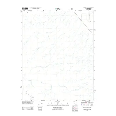 2012 Map of Station Peak, 2012 Print