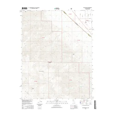 2015 Map of Station Peak, 2015 Print