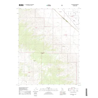 2018 Map of Station Peak, 2018 Print
