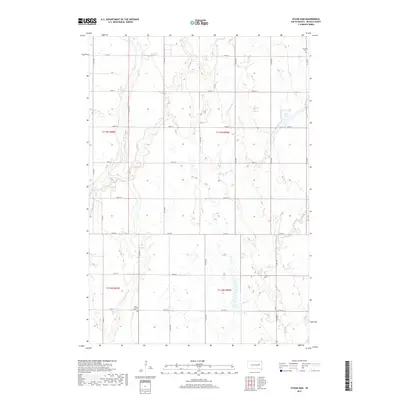 2017 Map of Staum Dam, 2017 Print