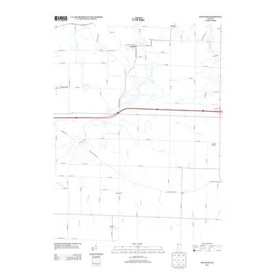2013 Map of Staunton, 2013 Print
