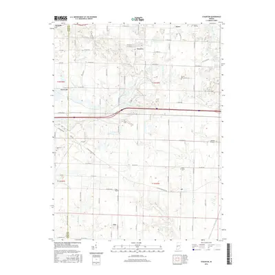 2016 Map of Staunton, 2016 Print
