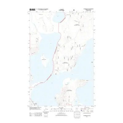 2013 Map of Steamboat Bay, 2013 Print