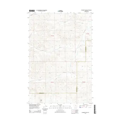 2014 Map of Steamboat Butte, 2014 Print